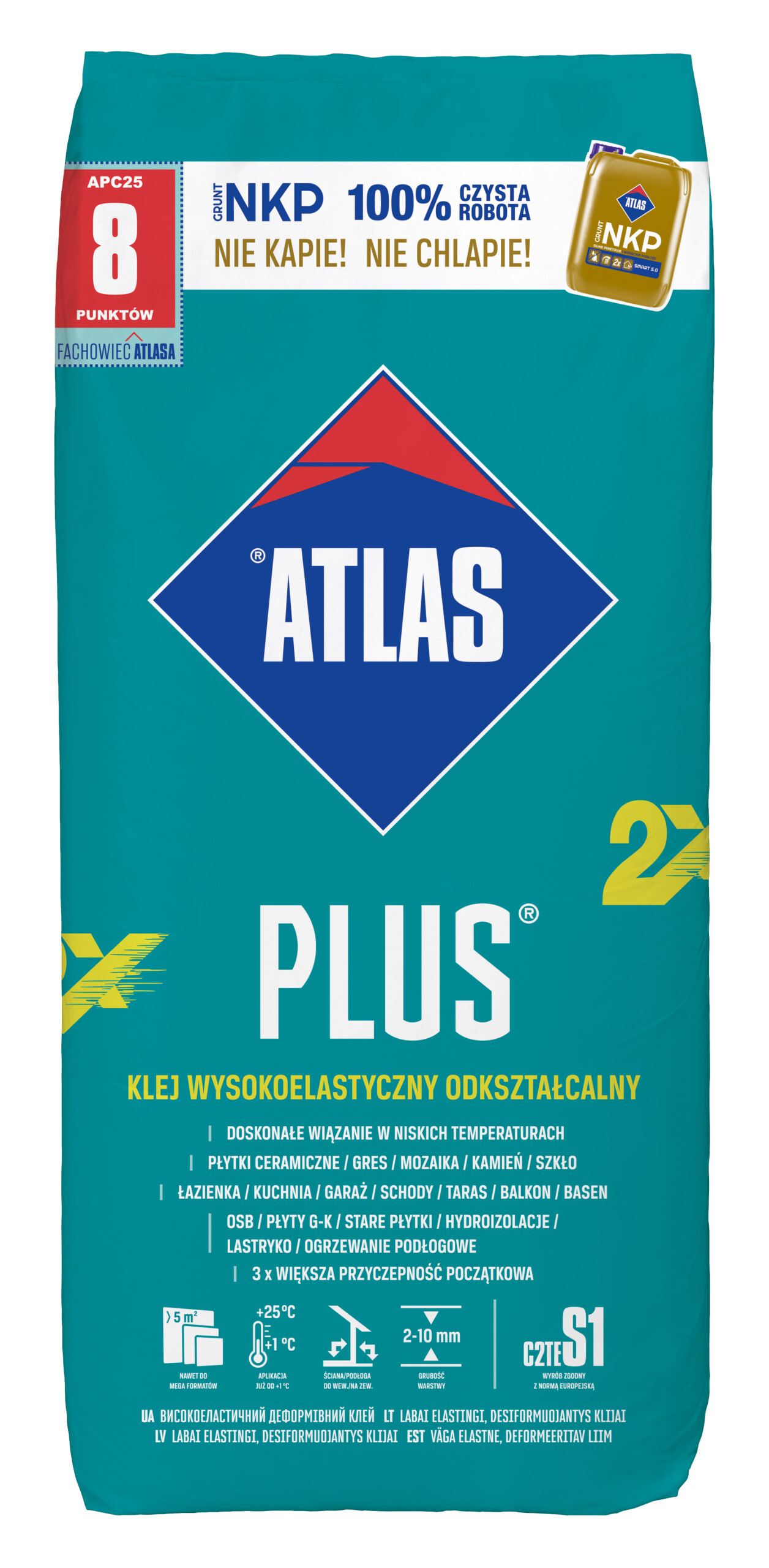 ZAPR. KLEJ. ATLAS PLUS 25KG !!!