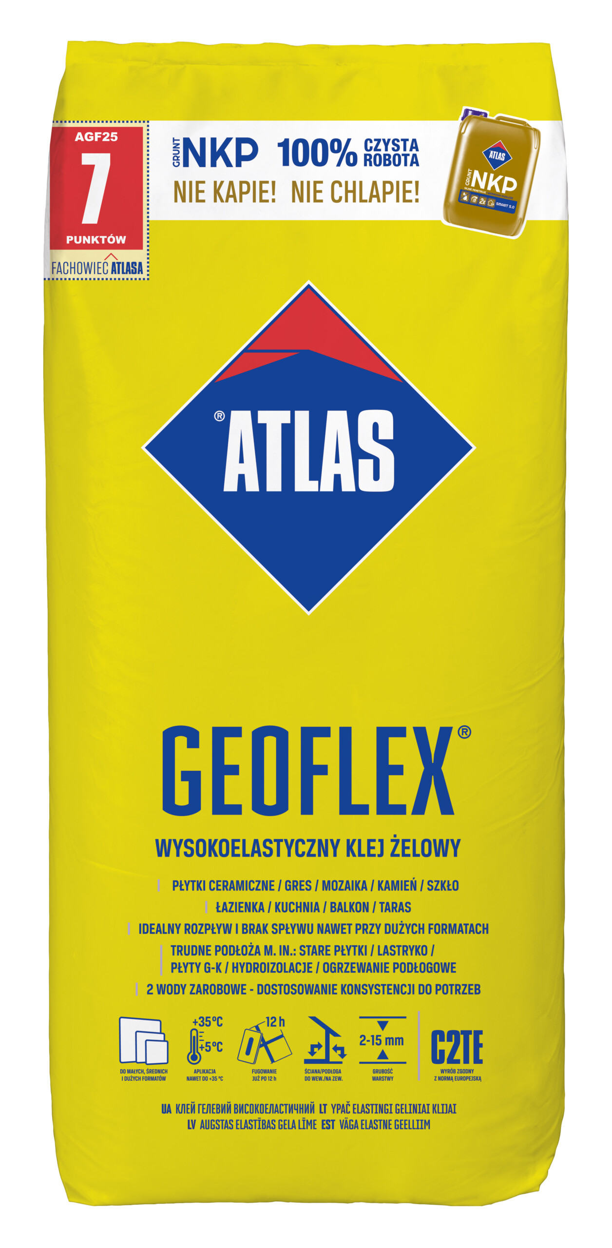 ZAPR. KLEJ. ATLAS GEOFLEX 25KG