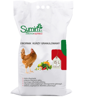 SUMIN-OBORNIK KURZY GRANUL. 15L NATURALNY
