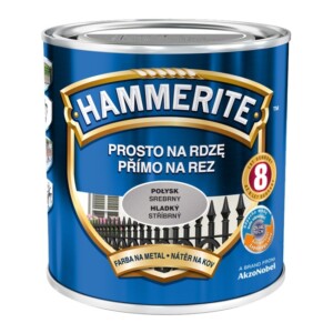 HAMMERITE 0,7L połysk srebrny