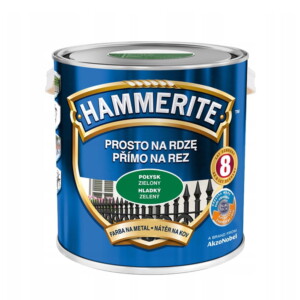 HAMMERITE 0,7L połysk zielony
