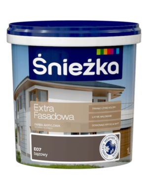 EMULSJA EXTRA FASADA ŚNIEŻKA BRĄZ 1L