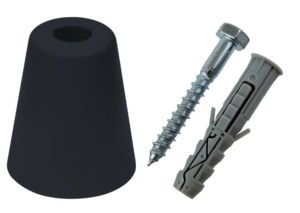 ODBOJNIK GUMOWY 80mm DUŻY CZARNY