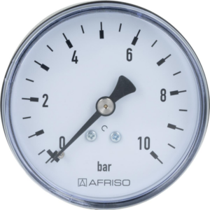 MANOMETR AFRISO 0-10 BAR 1/4" TYLNY M-63mm
