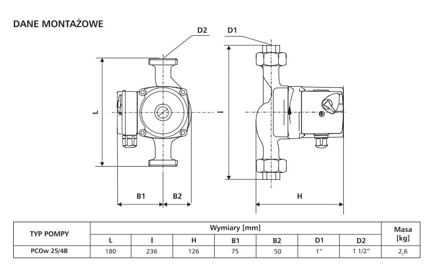 POMPA LFP 25/40Z PCOw - obrazek 2