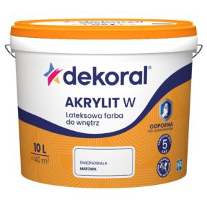 DEKORAL AKRYLIT W ŚN-BIAŁY 10L EMULSJA LATEKS. PROMO!
