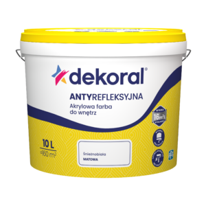 DEKORAL POLINAK BIAŁA 10L EMULSJA AKRYLOWA