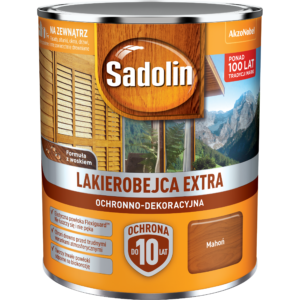 SADOLIN EXTRA MAHOŃ 0,75L lakierobejca