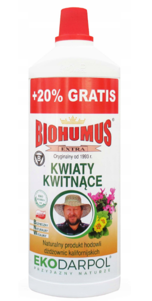 NAWÓZ-BIOHUMUS EXTRA KWIATY KWITNĄCE 1L