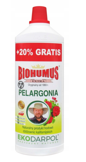 NAWÓZ-BIOHUMUS EXTRA PELARGONIA 1L