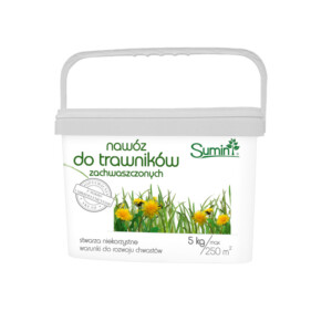 NAWÓZ-SUMIN DO TRAWNIK ZACHWASZCZ. 5KG WIADRO