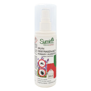 SUMIN-PŁYN ODSTRASZ. KOMARY I KLESZCZE 125ml LAWENDA