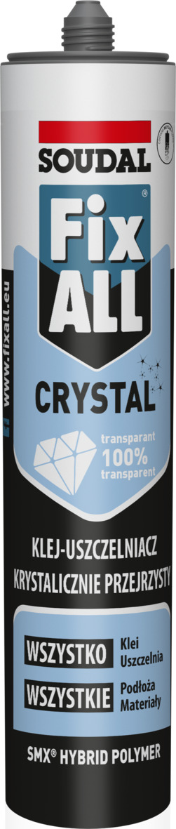 SOUDAL-KLEJ FIX ALL CRYSTAL 290ml TRANSP. !!!