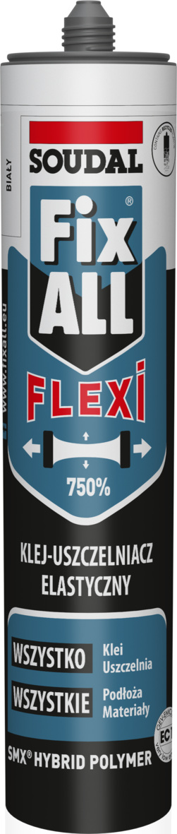 SOUDAL-KLEJ FIX ALL FLEXI 290ml BIAŁY !!!