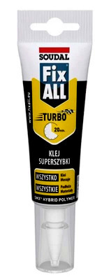 SOUDAL-KLEJ FIX ALL TURBO 125ml TUBKA PROMO!