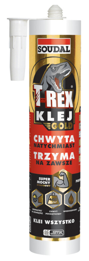 SOUDAL-KLEJ T-REX GOLD biały 290ml (MAMUT)