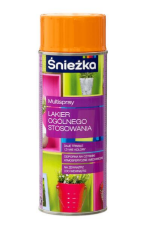 SPRAY ŚNIEŻKA 400ml POMARAŃCZ.