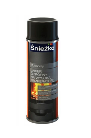 SPRAY ŚNIEŻKA WYSOKOTEMP. CZARNY 400ml