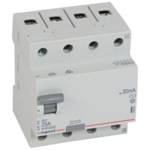 WYŁĄCZNIK RÓŻNIC. RX3 25A 4P LEGRAND 30MA AC 6KA