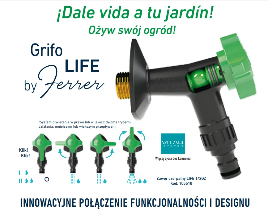 ZAWÓR CZERP. 1/2" ARCO GRIFO LIFE - obrazek 2