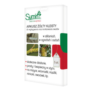 SUMIN ARKUSZ ŻÓŁTY KLEISTY 5szt/KPL