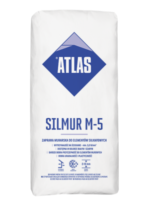 ZAPR. SILMUR M5 SZARA 25KG ATLAS MURARSKA CIENKOW.
