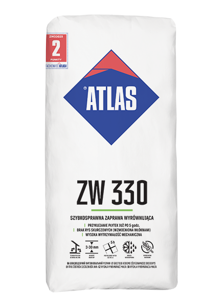 ZAPR. ATLAS ZW330 25KG WYRÓWNUJ. 3-30mm