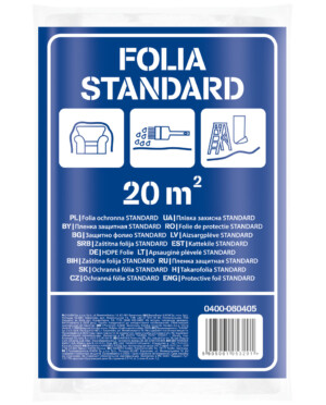 FOLIA MALAR. 4x5M STANDARD CIENKA