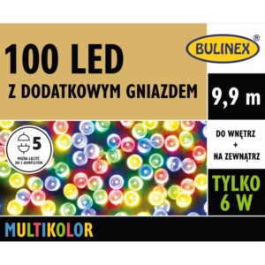 LAMPKI CHOINK. LED L-100 MULTIKOL. 9,9M (31015) BULINEX