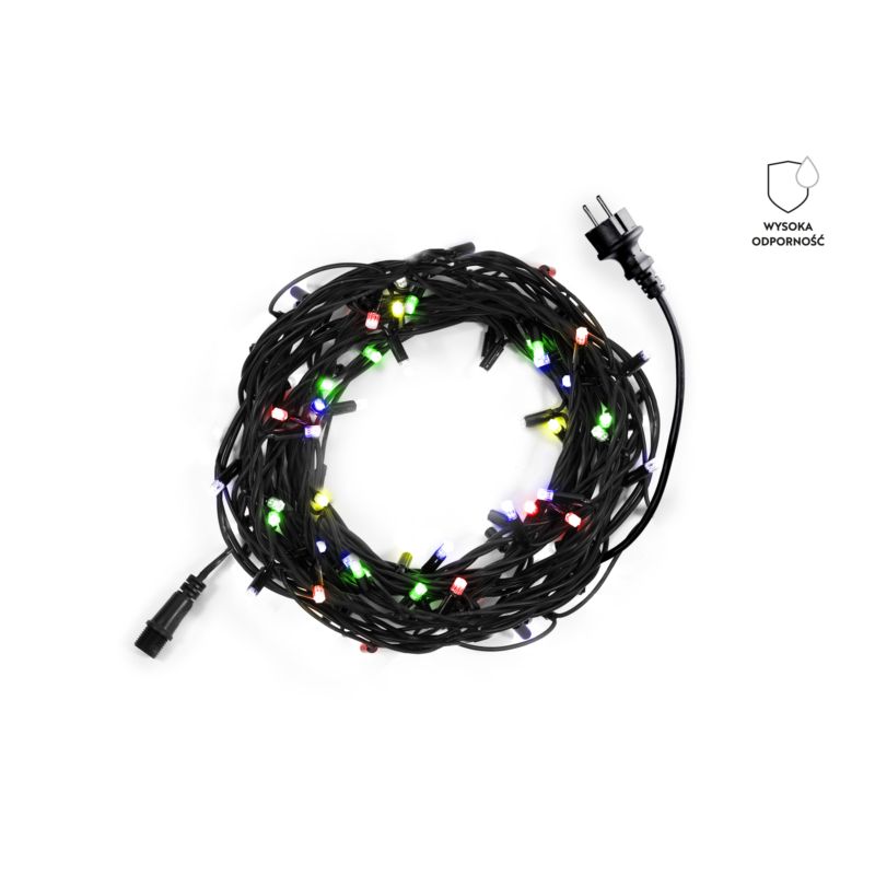 LAMPKI CHOIN. LED. ZEW. L-100 MULTIKOL. 9,9M (58514) BULINEX - obrazek 2