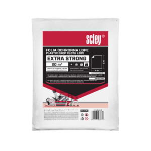 FOLIA MALAR. 4x5M EXTRA STRONG LDPE SCLEY