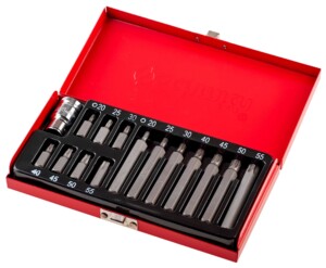 Komplet bitów TORX z uchwytem