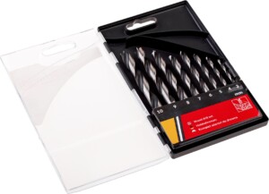 Komplet wierteł do drewna 3-4-5-6-7-8-9-10 mm