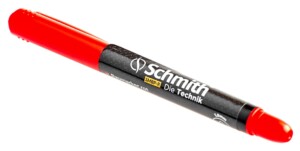 Marker budowlany czerwony