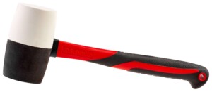 Młotek gumowy z trzonkiem FIBERGLASS - 680 g