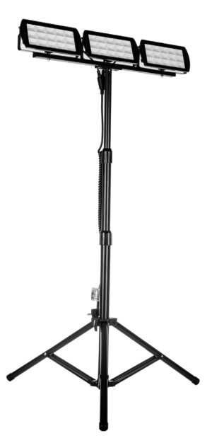 Naświetlacz na statywie 3x45W czarny - GERMINA