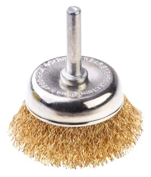 Szczotka doczołowa z trzpieniem fi 6 drut FAL 60 m