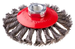 Szczotka tarczowa z nakrętką M14 drut SKR 100