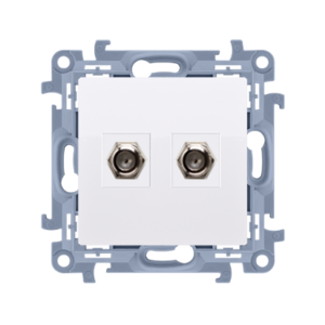 SIMON 10-GN. ANTEN. 2xF  BIAŁE