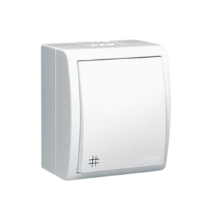 WYŁĄCZNIK HERM. KRZYŻOWY SIMON BIAŁY