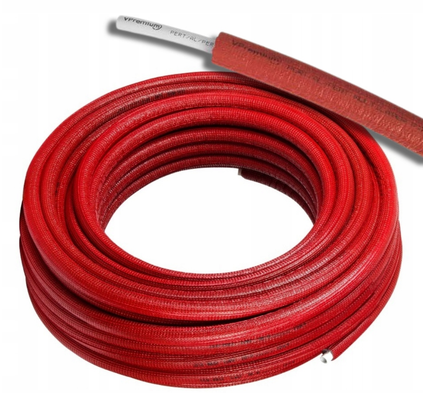 VESBO-RURA PERT/AL/PERT 16x2 w OTULINIE CZERW. 9mm