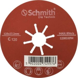 SCHMITH-Ściernica karb. 125mm P120