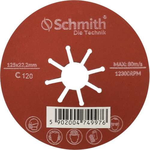 SCHMITH-Ściernica karb. 125mm P120
