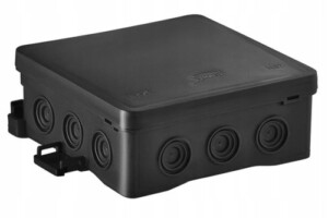 PUSZKA HERM.100*40*100 NT NS7 CZARNA IP54