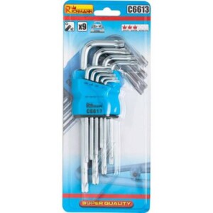 KLUCZE TORX T10-50 9szt (C6613)      CD