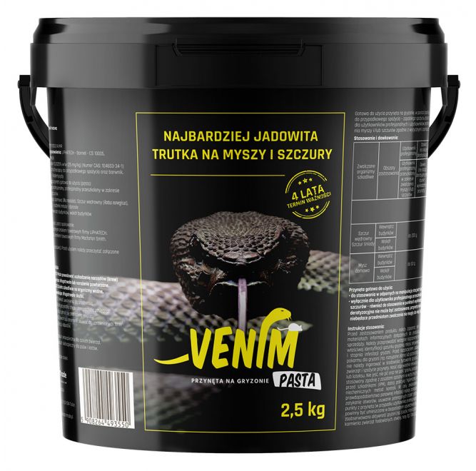 TRUTKA VENIM PASTA 2,5KG saszetki (Myszy, szczury, Nornice)