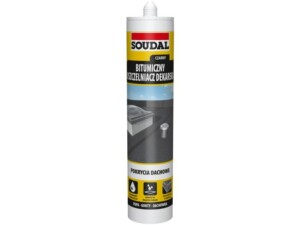 SOUDAL-SILIKON DEKARSKI CZARNY BITUM.