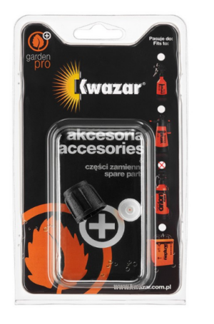 KWAZAR-DYSZA Z NAKRĘTKĄ BIAŁO-POMAR.