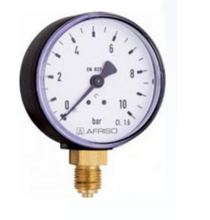 MANOMETR AFRISO 0-6 BAR 1/4" BOCZNY M-63mm