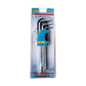 KLUCZE IMBUS 1,5-10mm DŁUGIE Z KULKĄ (C6616)   CD